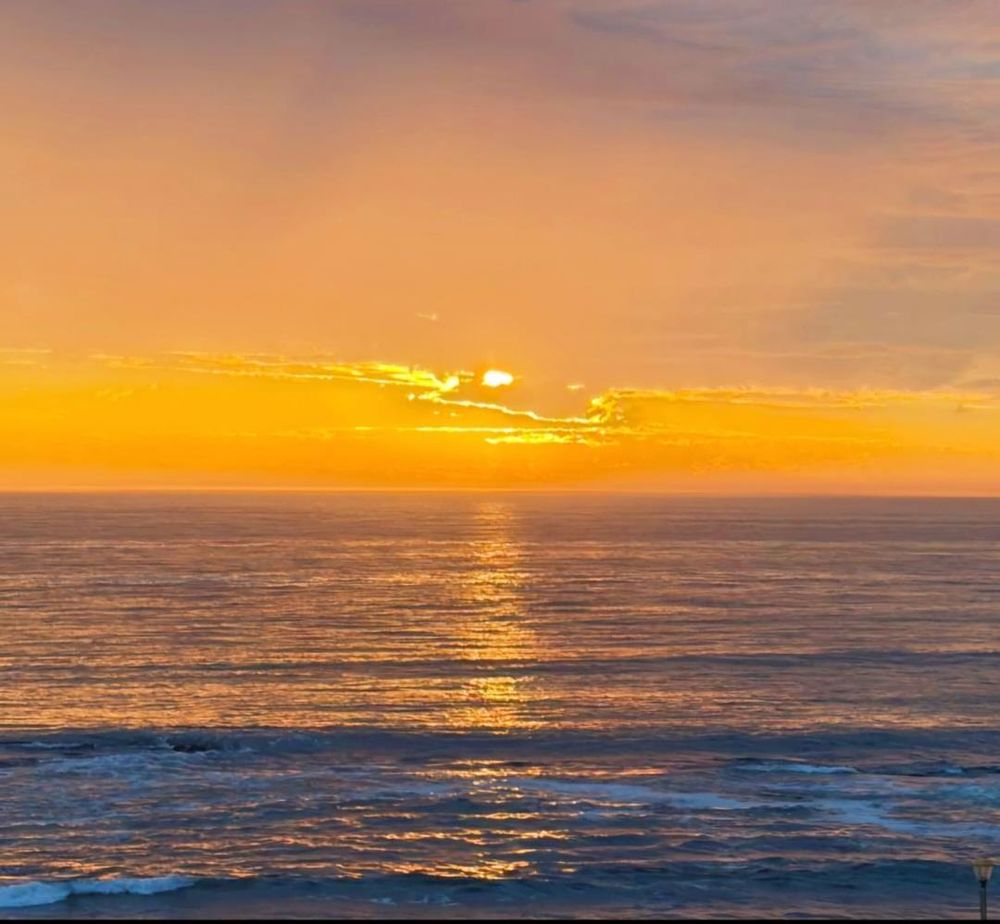 Sunset from the property 
