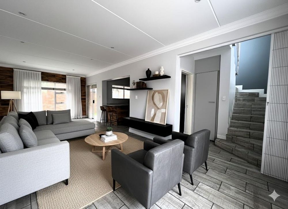Virtual staging of possible furniture