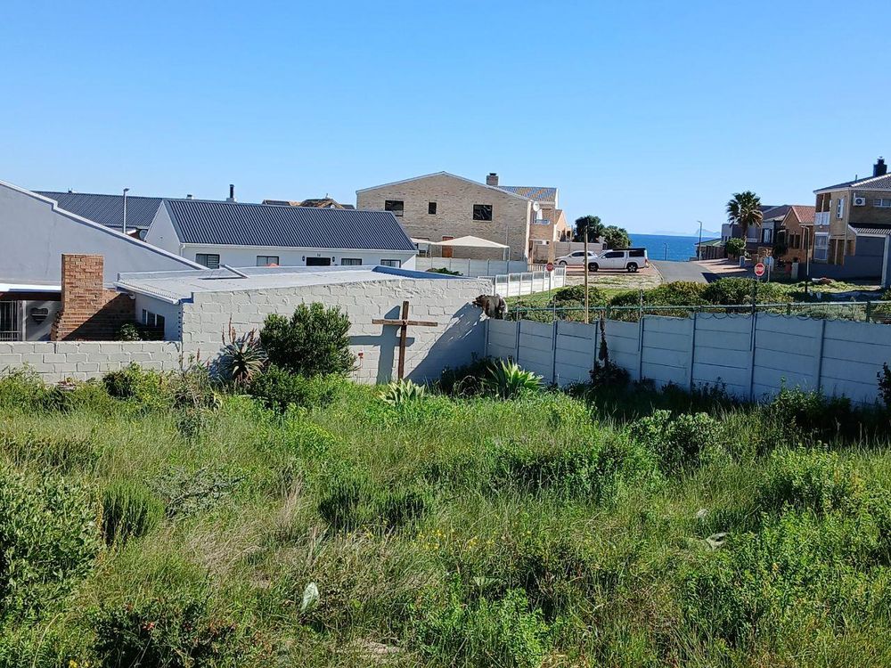 Our Plot in front of us - with Street at the back (taking us to the Ocean).