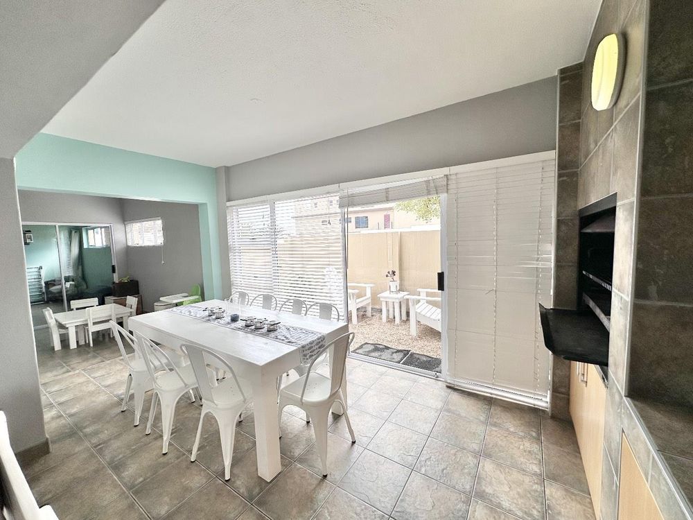 Inside Barbeque and dining area leading to private courtyard