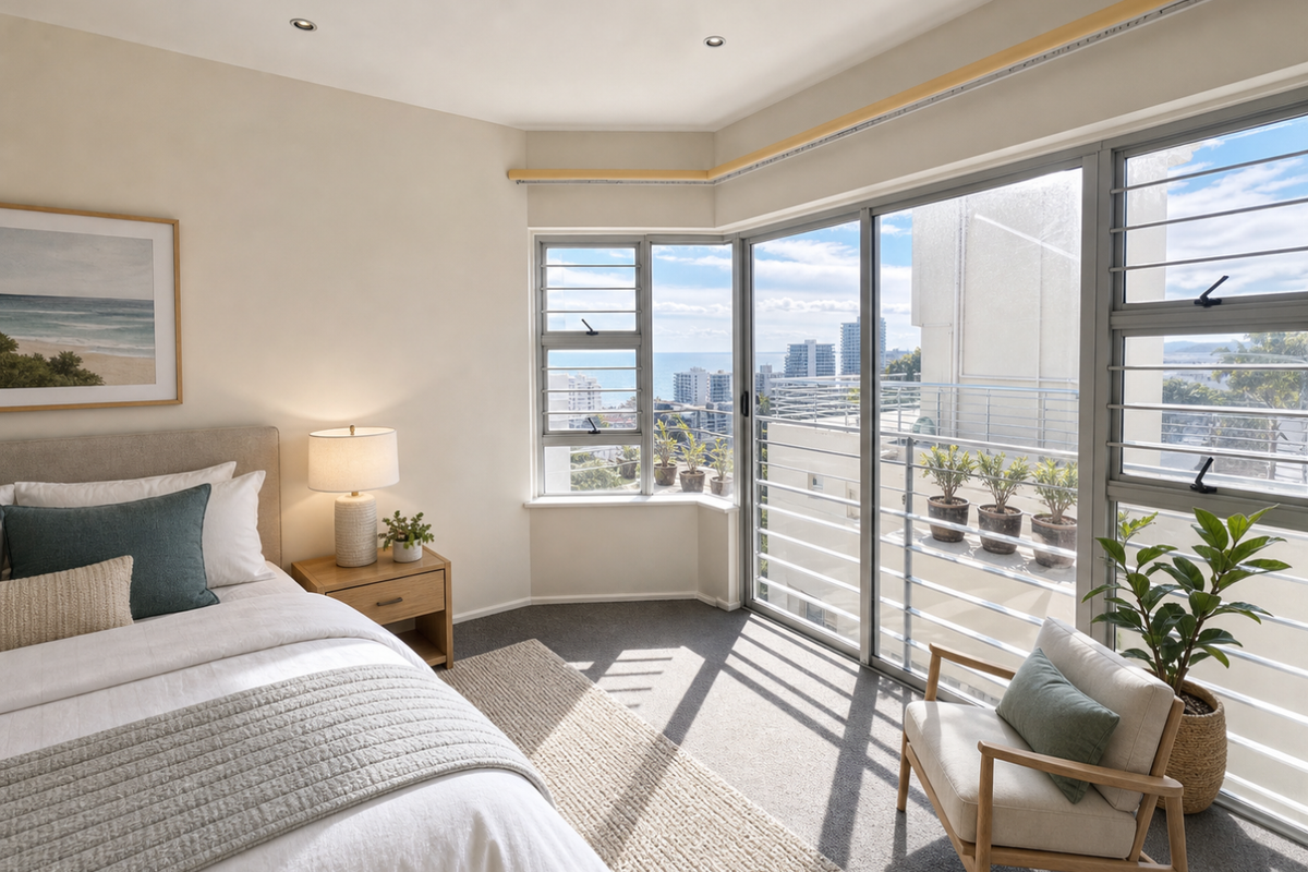 Upper Sea Point unfurnished corner apartment with sea views - Photo 4