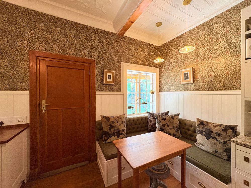 Beautiful breakfast nook.