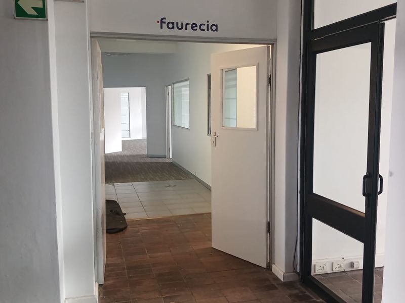 An empty office suite featuring a mix of tiled and carpeted flooring, internal doors, and neutral wall finishes, ready for professional fit-out.