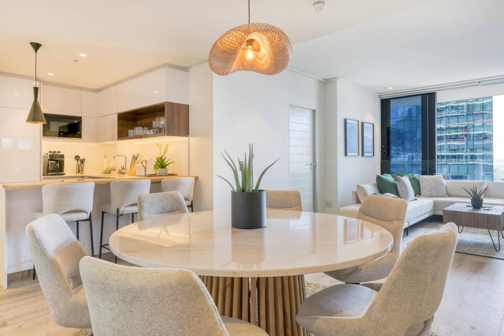 Open plan living space 