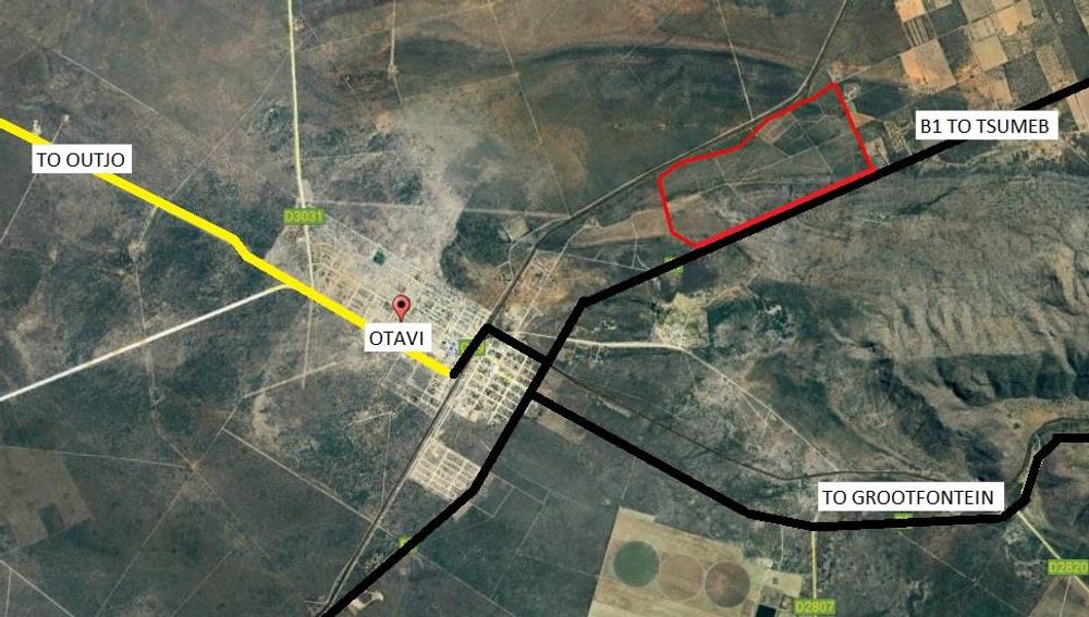 Otavi Agriculture Plots Google Map