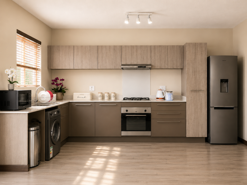 Ground Floor Gem: Elegant 3-Bedroom Apartment with Open-Plan Kitchen - Photo 3