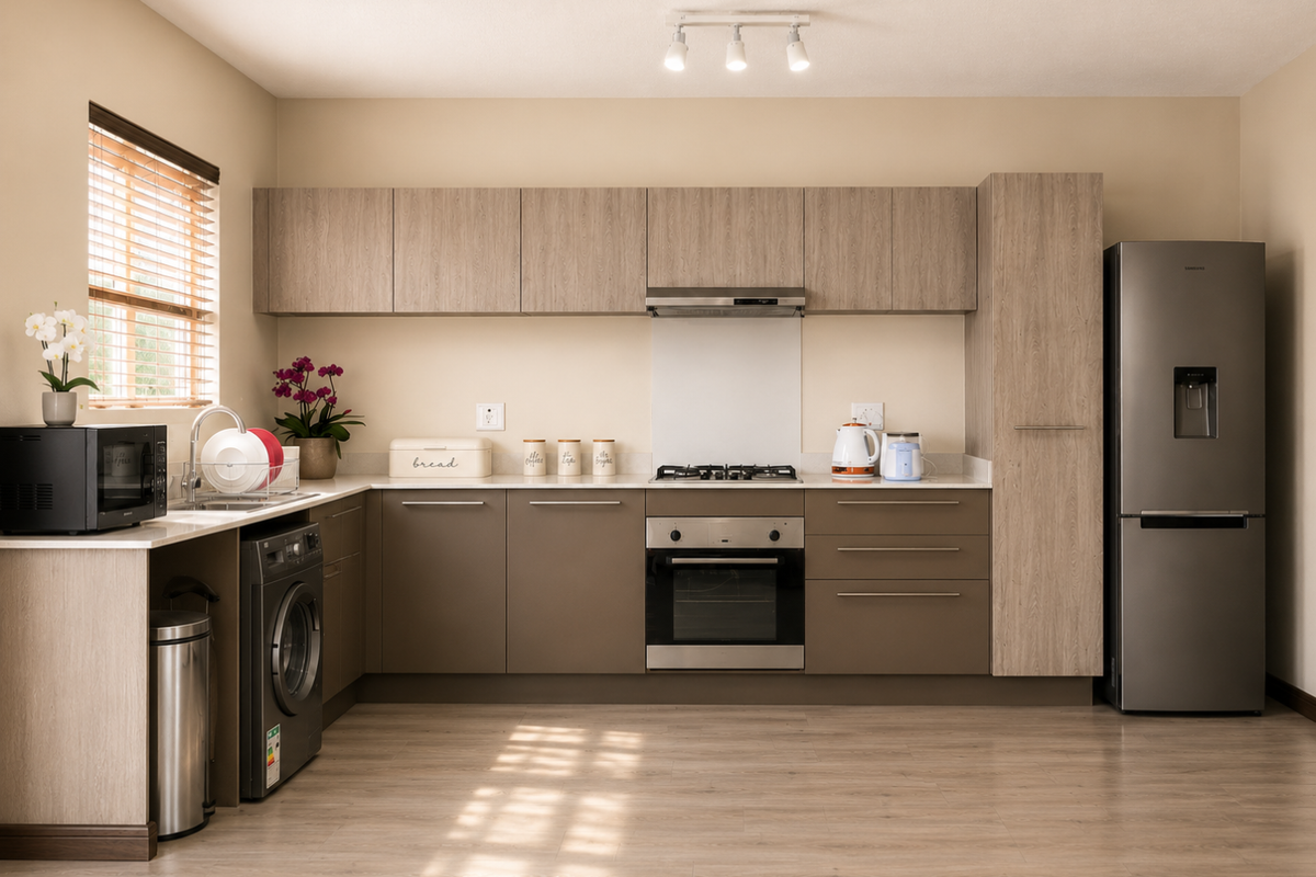 Ground Floor Gem: Elegant 3-Bedroom Apartment with Open-Plan Kitchen - Photo 3
