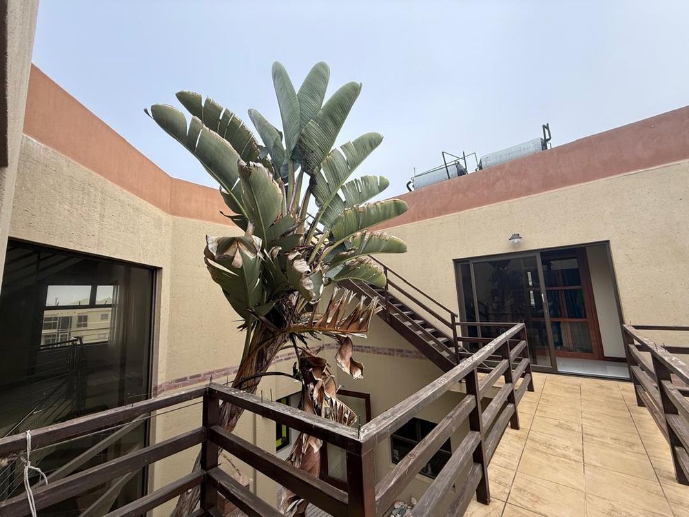 Balcony walk way between the lounge and first floor bedrooms