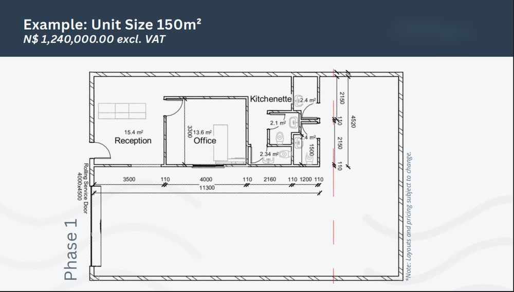 Unit Size: 150m²