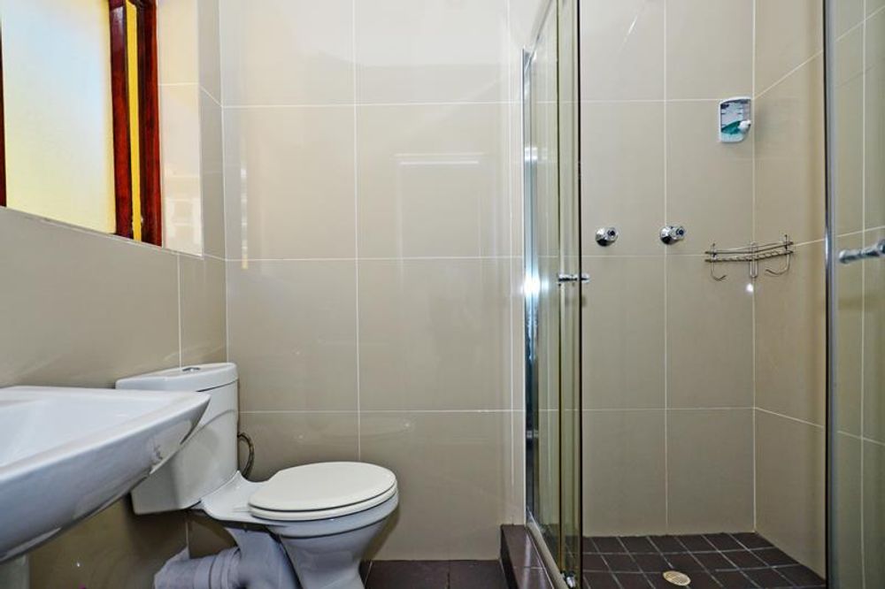 Private bathroom with shower