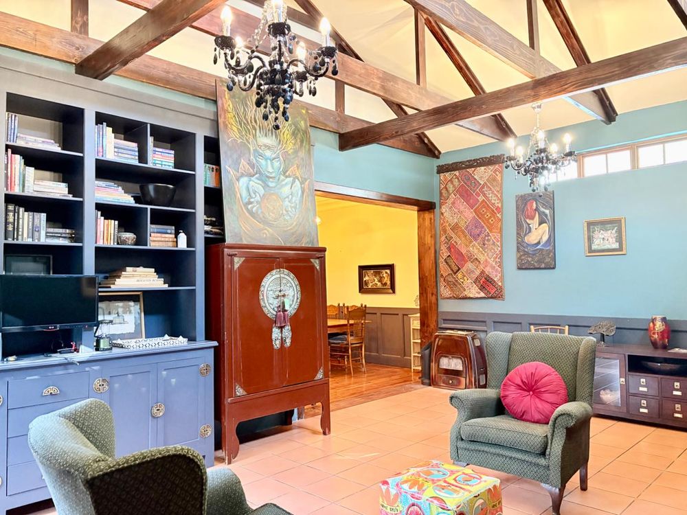 Spacious living area.