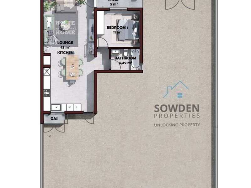 Swakopmund Tama Estate New Development Etope 1 Bedroom with Garage - Photo 6