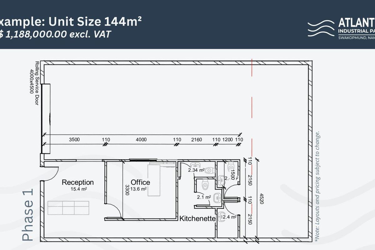 UPCOMING DEVELOPMENT of Sectional Title Warehouses in Swakopmund – ATLANTIC INDUSTRIAL PARK - Photo 5