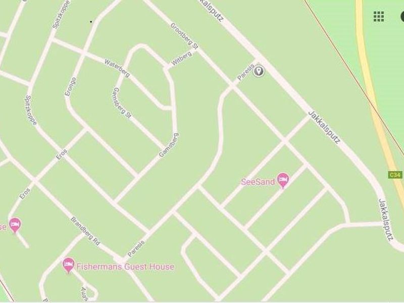 A digital map view showing the street layout and location of the residential property within the neighborhood.
