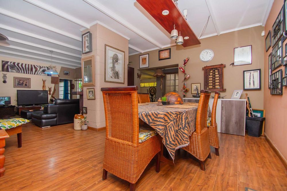 Entrance opens to expansive diningroom