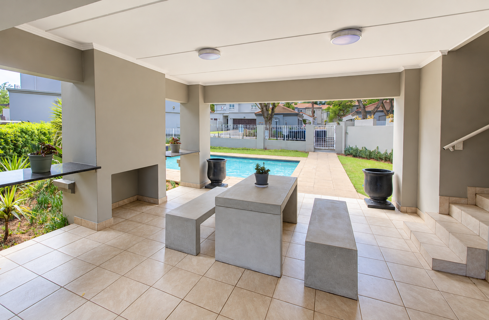 Communal pool area