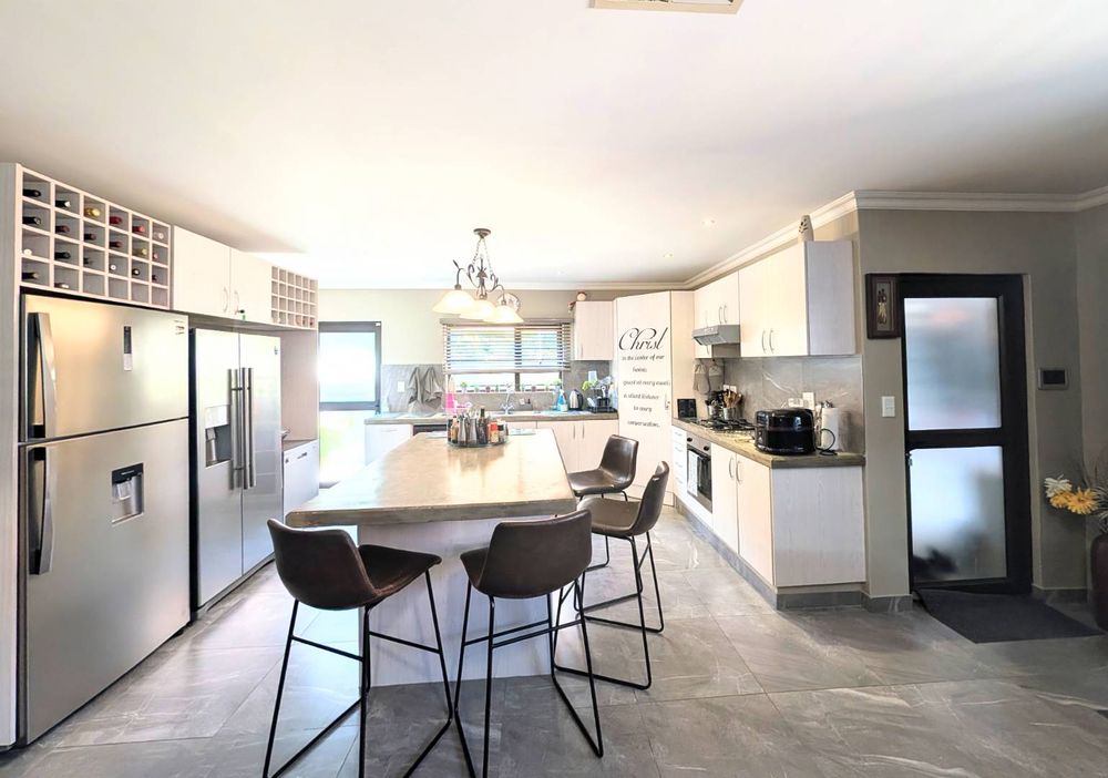 Open-plan kitchen with living/family area 
