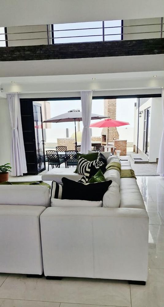 Another angle of the view of the open plan living area
