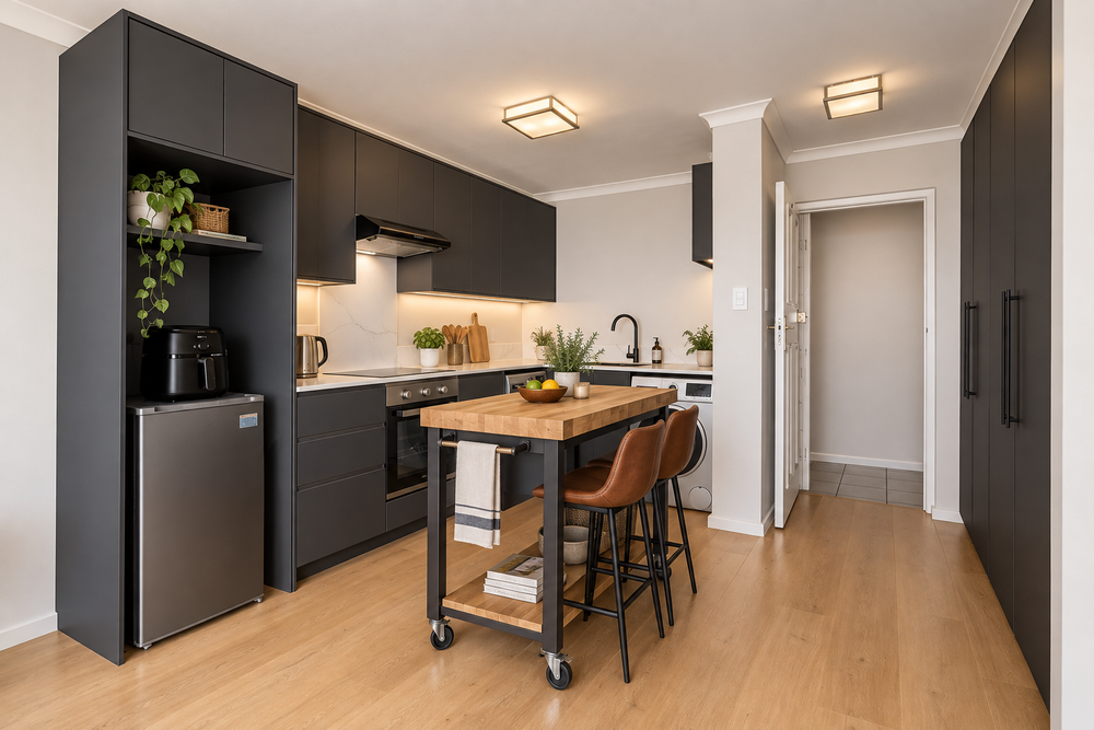 AI image to create space for dining nook