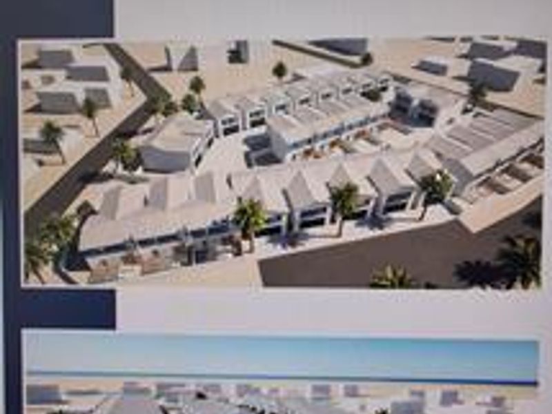 An architectural rendering showing the site layout and development plan for the Valora Estate townhouse complex.