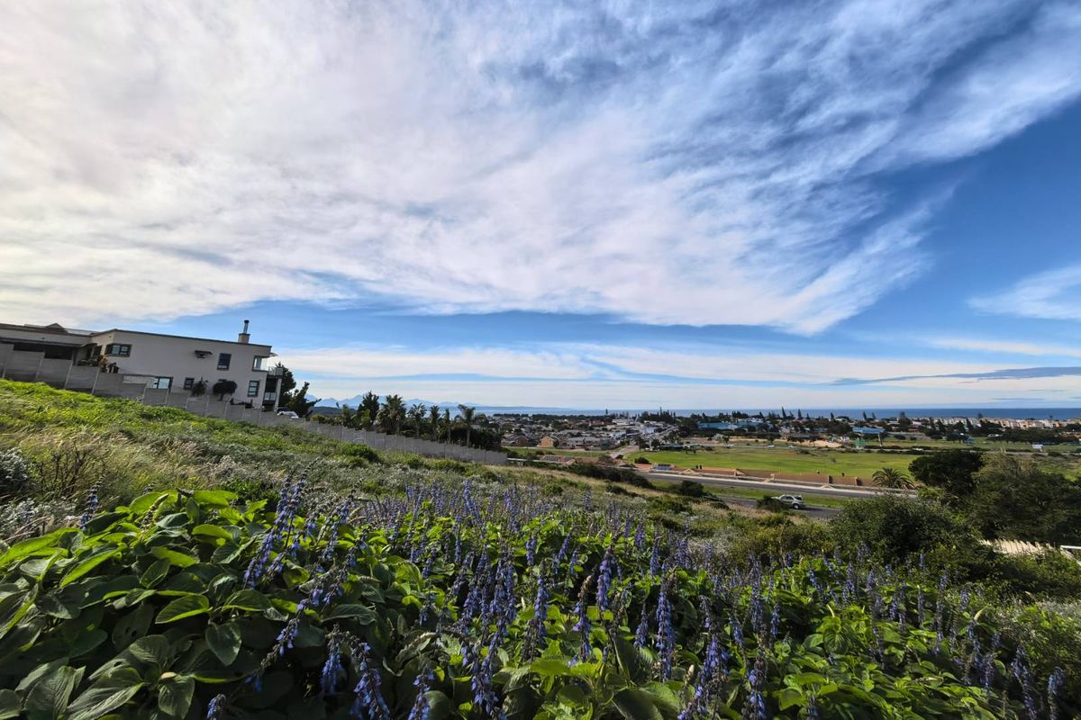 A scenic elevated view overlooking the surrounding landscape, coastal area, and residential neighborhood, showcasing the property's prime location and natural surroundings.