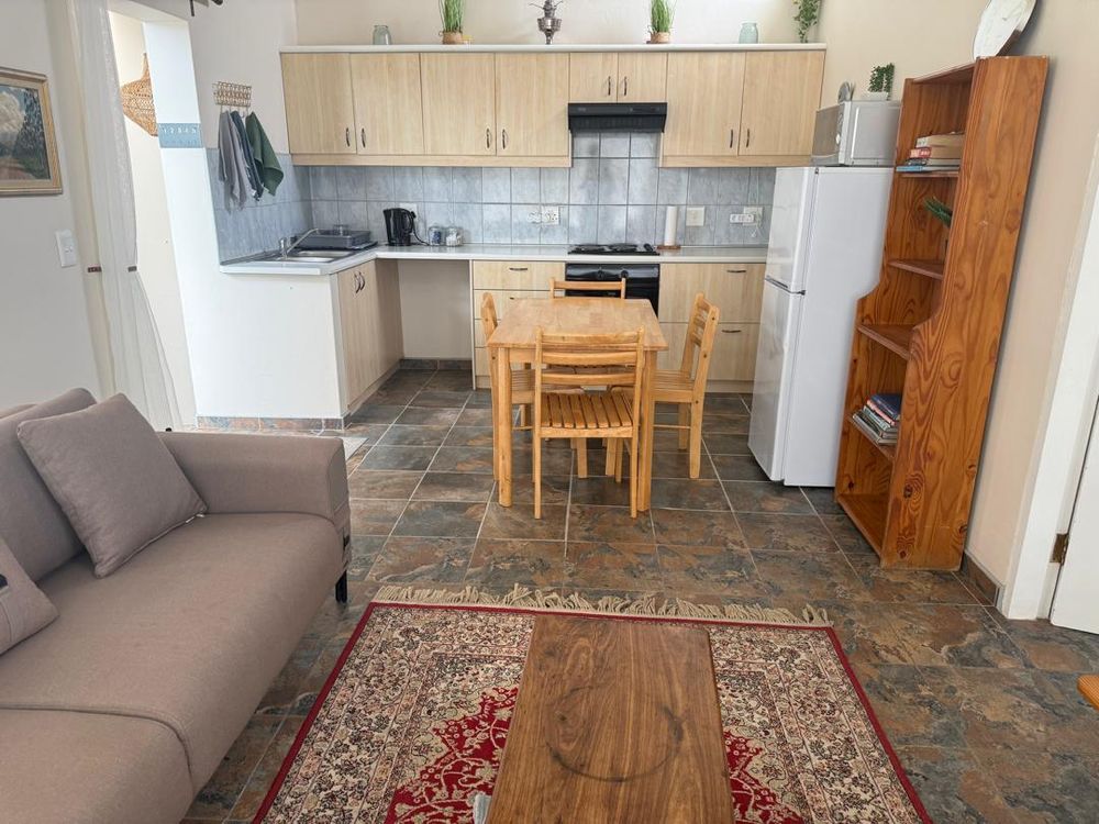 flat open plan living area and kitchen