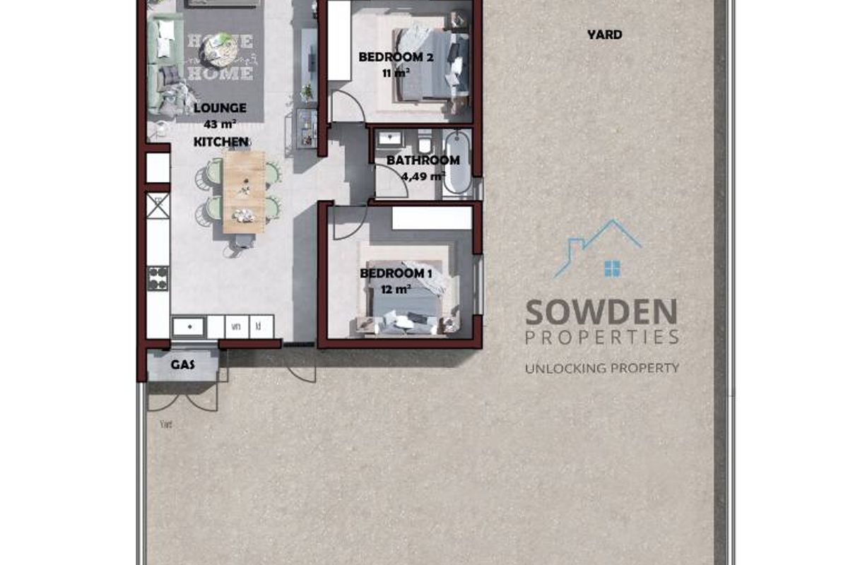 Swakopmund TAMA LIFESTYLE ESTATE Etale 2 Bedroom with garage - Photo 5