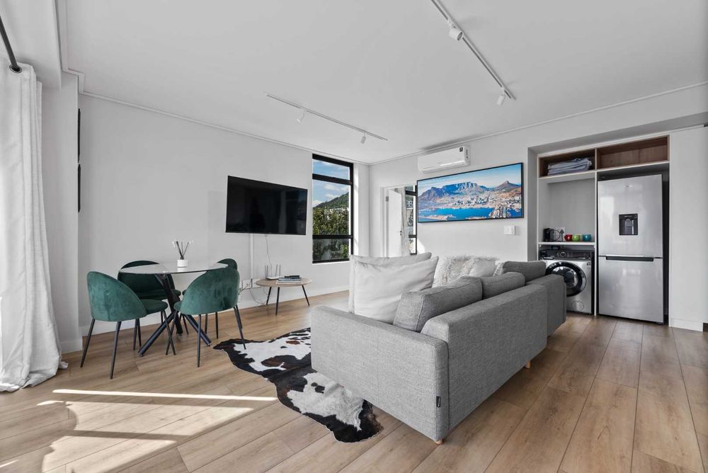 Open plan kitchen and living room