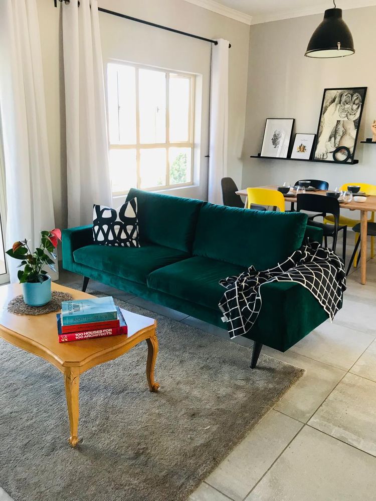 Lounge leading onto covered patio