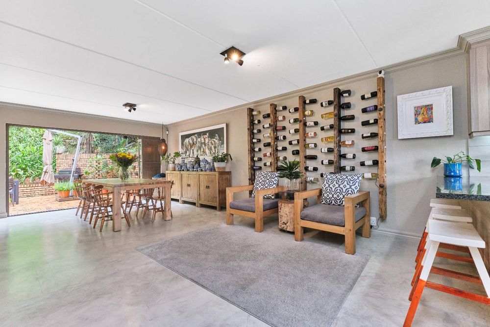 Open plan living area.