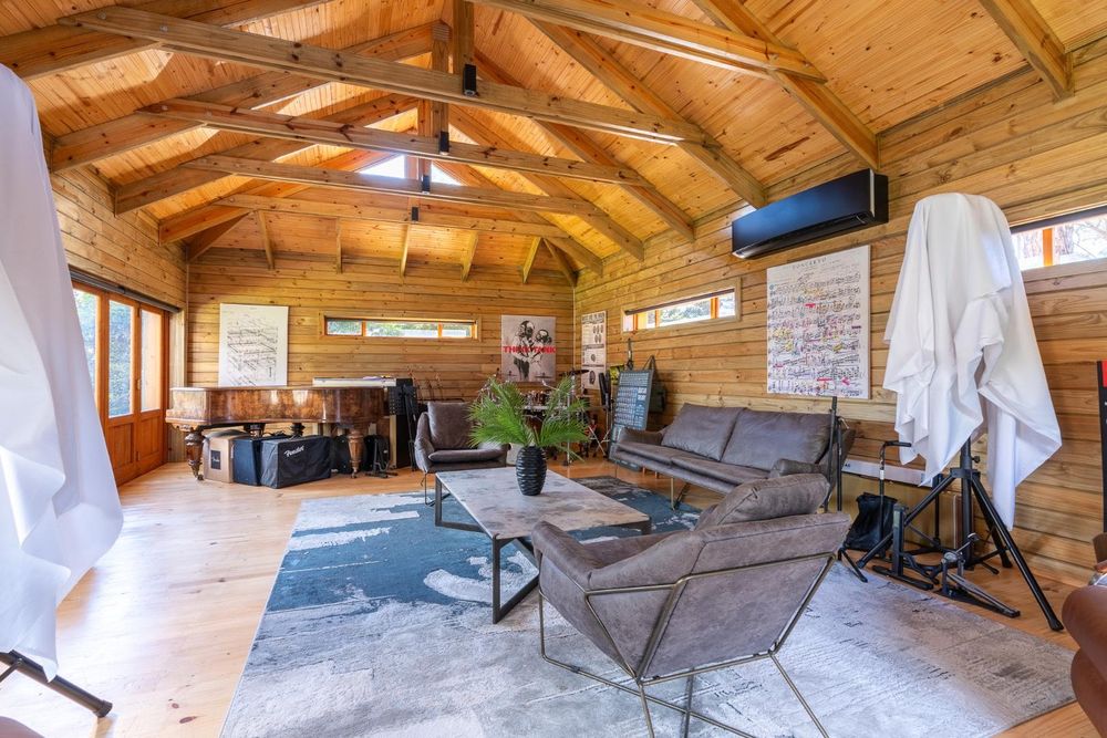 Music performance studio and music library