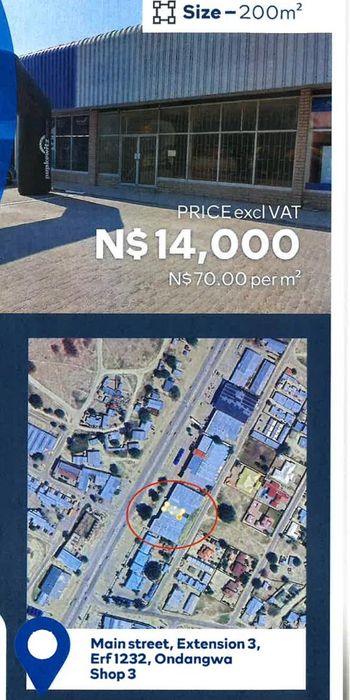 Property #2434003, Business Rental Monthly in Ondangwa Central