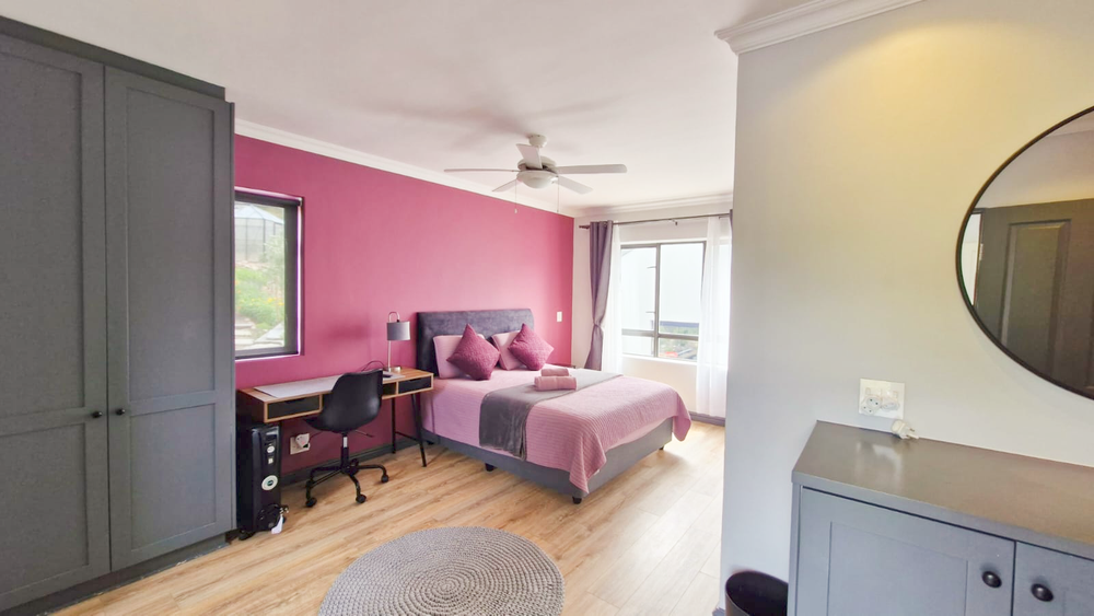 Spacious master suite