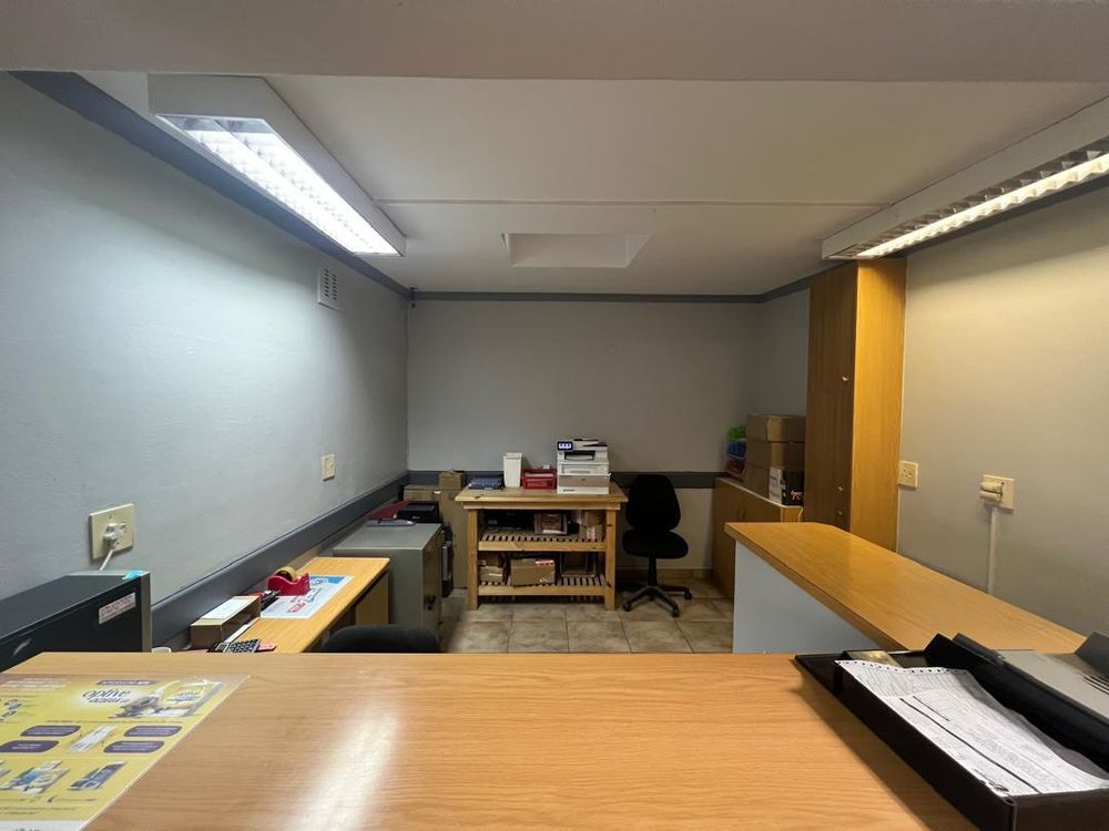 Second reception desk by reception area.