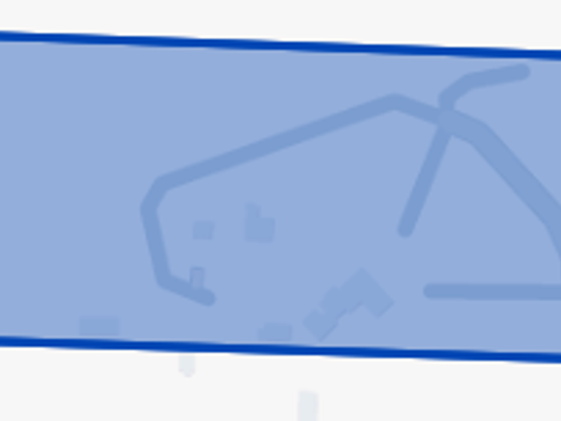 A map-based visual representation showing the boundary and layout of the vacant residential land plot.