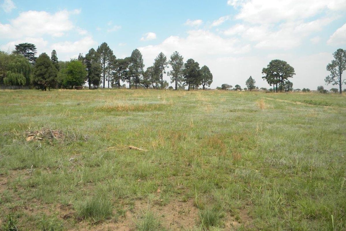 A wide, open plot of vacant residential land featuring natural grassland and mature trees, offering a blank canvas for future development.