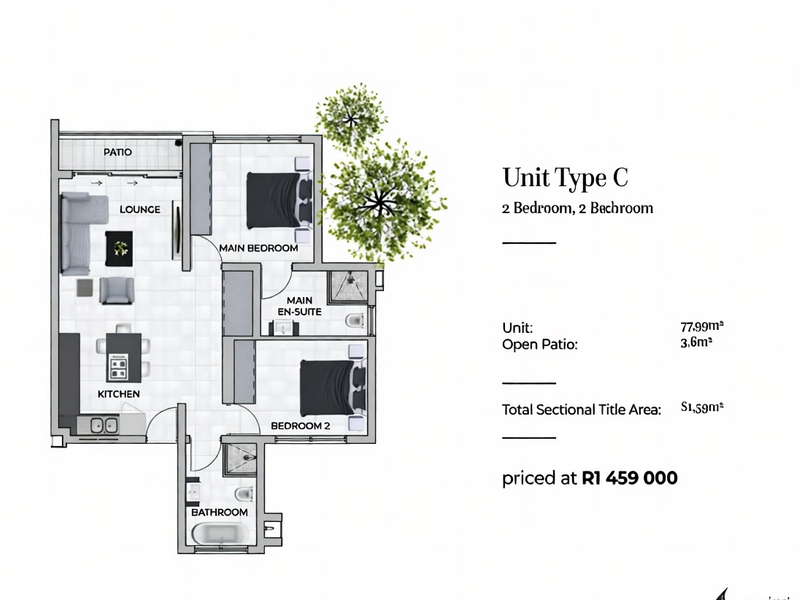 2 BEDROOM - off Plan - APPLIANCES INCLUDED - Photo 8