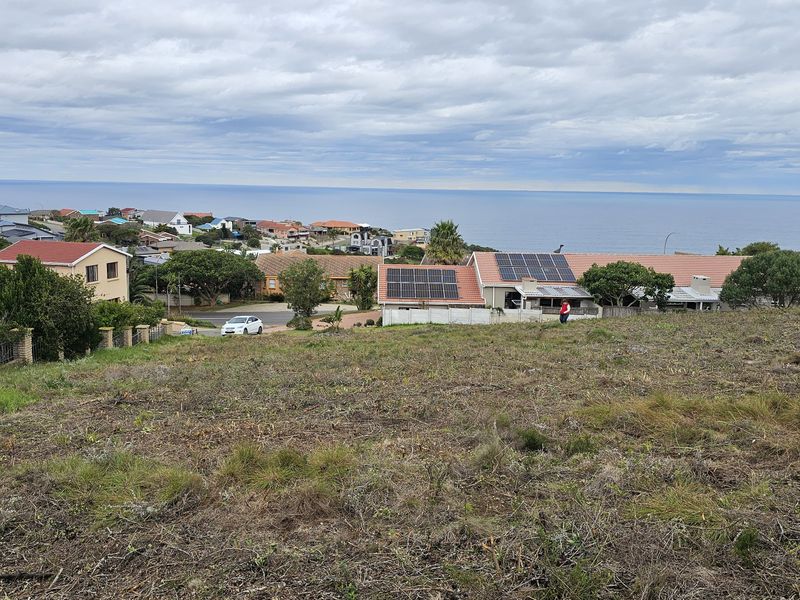 An elevated view overlooking a residential coastal neighborhood with ocean vistas in the background.