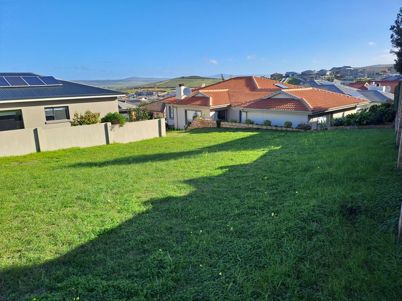 A view of a residential plot featuring a well-maintained lawn and boundary wall, situated within a developed neighborhood.