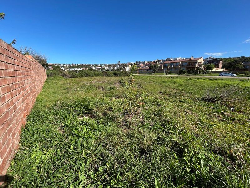 A vacant residential plot featuring a brick boundary wall and natural grass coverage, situated in a developed neighborhood.