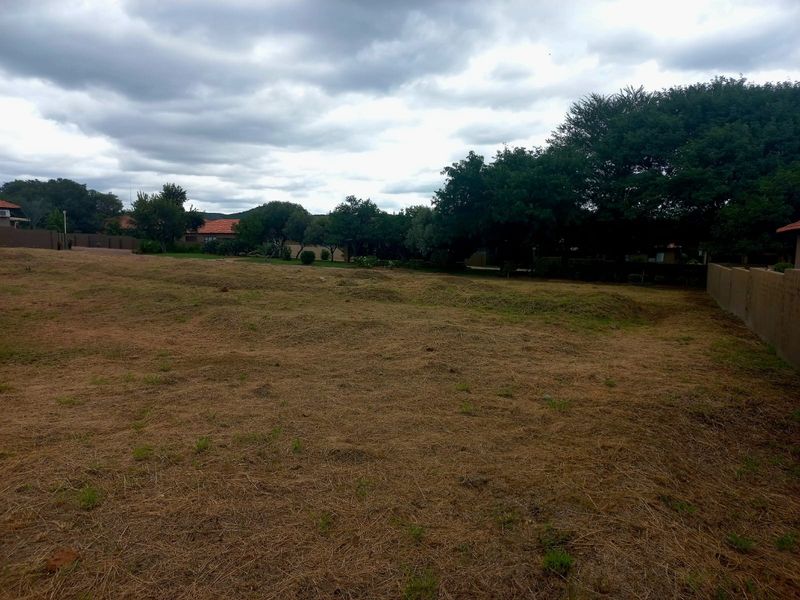 A vacant residential plot featuring established trees and boundary walling, offering a blank canvas for future development.