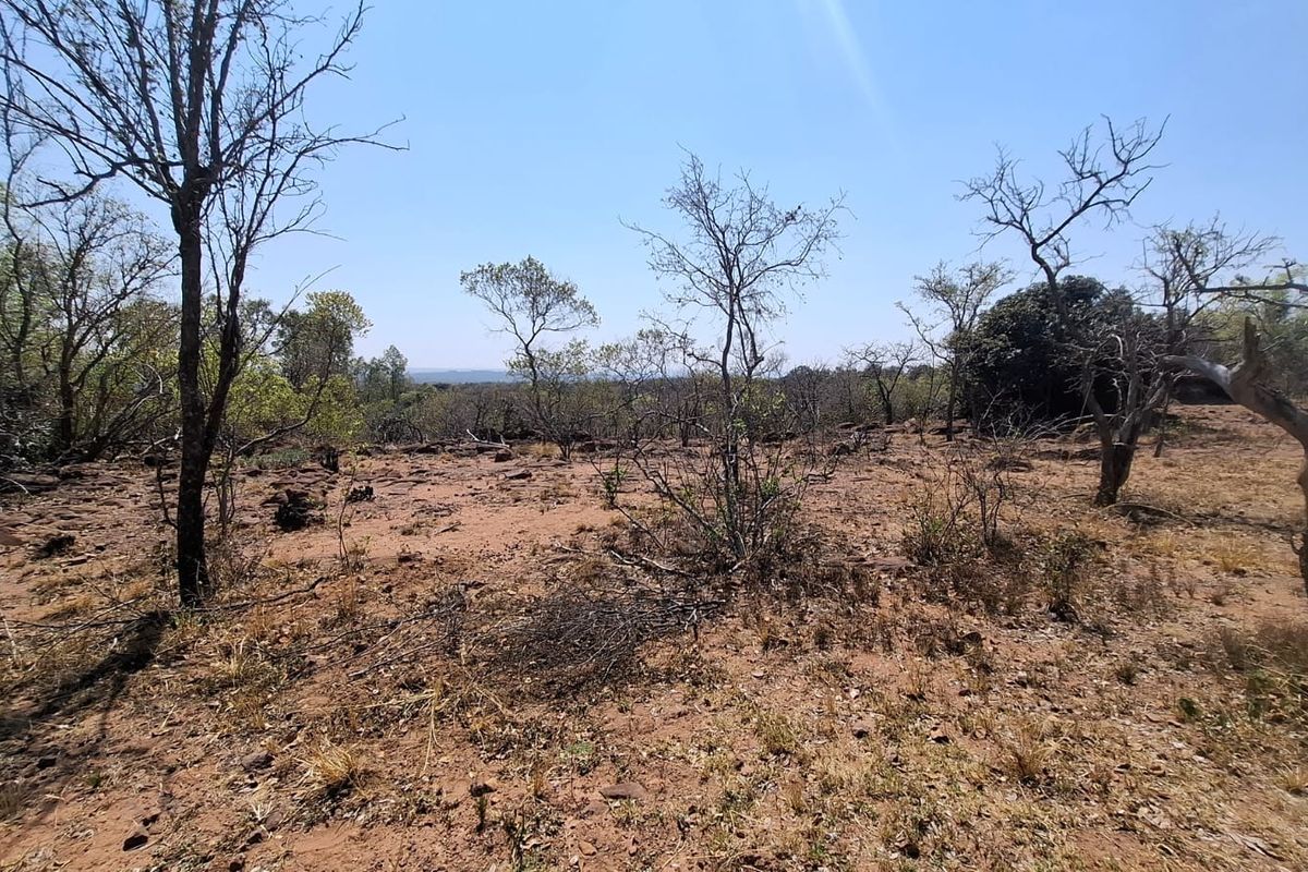 A view of the vacant residential land featuring natural rocky terrain and native trees, suitable for future development.