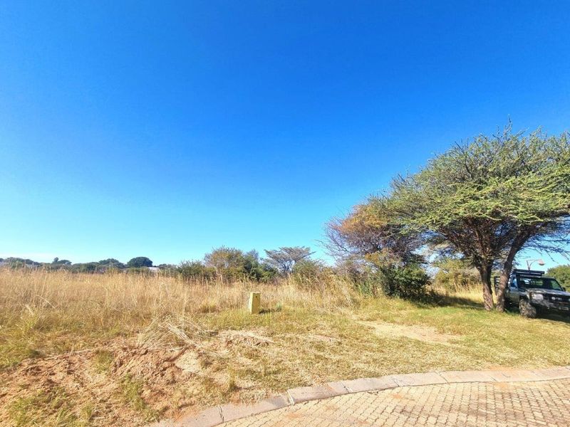 A vacant residential plot featuring natural grass, mature trees, and a paved street frontage, offering a blank canvas for development.