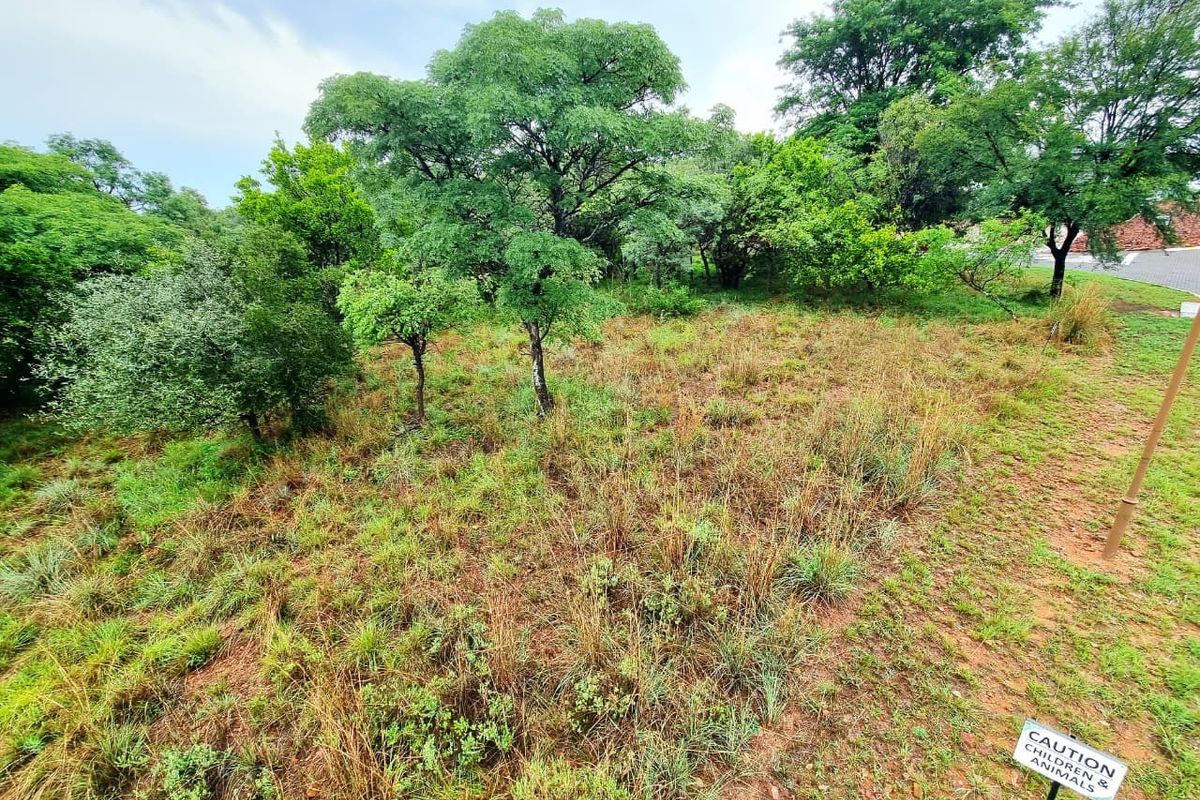 A view of a vacant residential plot featuring established trees and natural grass cover.