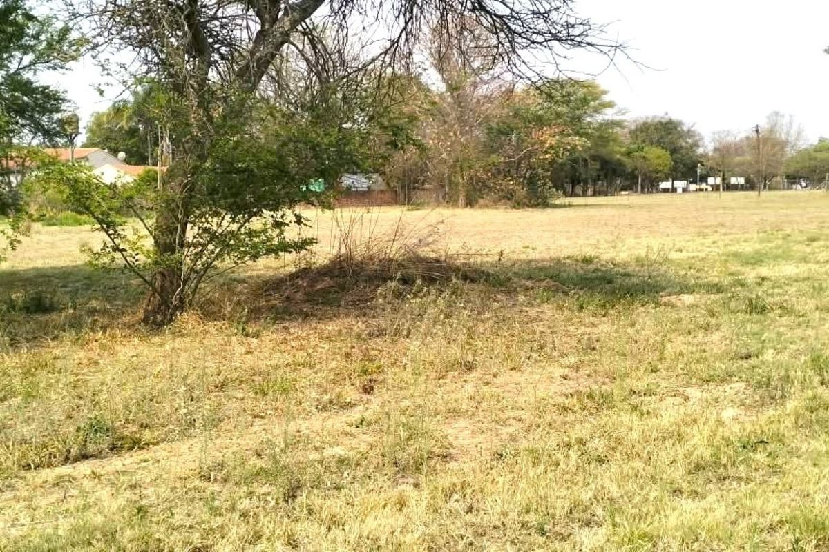 A view of a vacant residential plot featuring established trees and natural grass cover, suitable for future development.