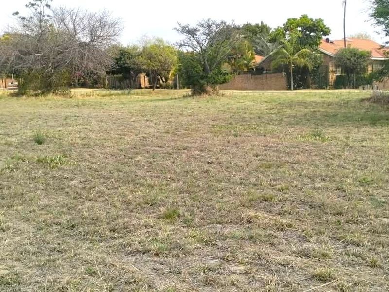 A vacant residential plot featuring open grassland and mature trees, offering a blank canvas for future development in a established neighborhood.
