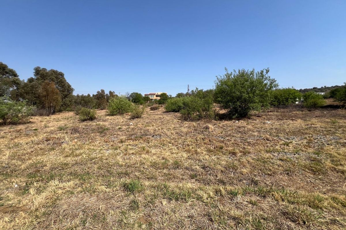 A view of a vacant residential plot featuring natural vegetation and open land, suitable for future development.