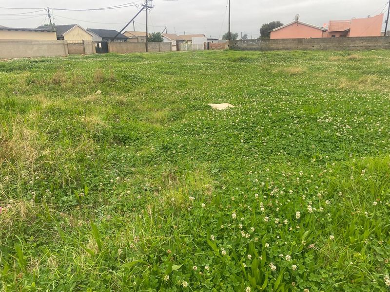 A vacant residential plot of land featuring established grass cover and enclosed by perimeter boundary walls in a suburban neighborhood setting.