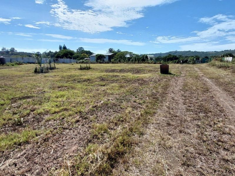 A wide, open residential plot of land featuring natural grass coverage and perimeter fencing, suitable for future development.