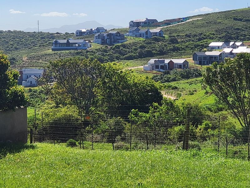 A scenic view of the surrounding residential estate landscape, featuring rolling green hills and established modern homes in the distance.